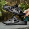 Slippers Men's Summer Wear Soft-soled Non-slip Wear-resistant Sports Beach Sandals Men's Dual-purpose Driving Sandals