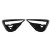 2Pcs Car Fog Light Cover Glossy Black Front Fog Lamp Eyebrow Trim Replacement For Tesla Model Y 2019 To 2023