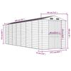 Garden Shed Light Brown 191 x 640 x 198 cm Galvanized Steel