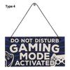 Boys Girls Game Ornaments Gaming Room Sign Wood Plaque I'm Gamer Do Not Disturb Hanging Pendant