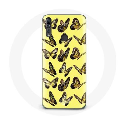 Coque Pour Huawei P30 Lite - Papillons - Jaune - Souple - Protection - Mixte