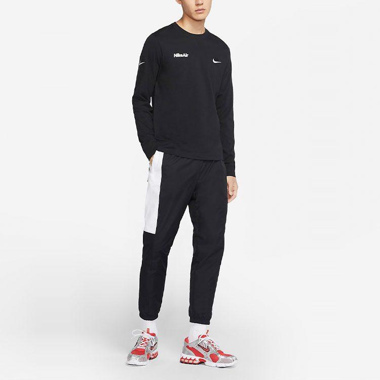 Nike T Shirts Men's Black Crew Neck Moderate Straight Fit CU7629-010