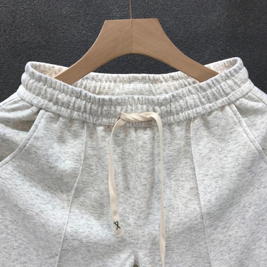 Men Sports Shorts with Elastic Waist Straps Summer Casual Shorts Leisure Work