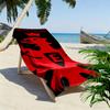 Custom Name Eintracht Frankfurt Print Beach Towel, Large Soft Quick Dry Towel for Beach Camping Swimming