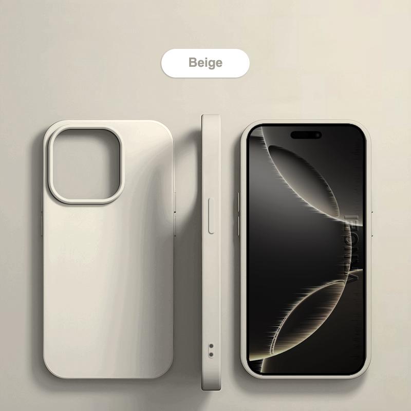 Liquid Silicone Phone Case For 11 13 12 14 15 16 Pro Max Plus 16E Cases Shockproof Protective Back Cover