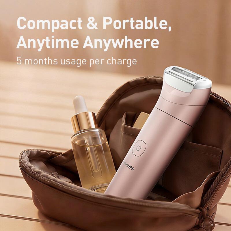 Philips Влажное и сухое бритье Электробритва Розовый(USB-A)Мягкое средство для удаления волос