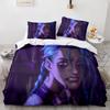 Fashion 3d Print Game League of Legends Bedding Set Single Twin Full Queen King Size Bed Set Adult Kid Bedroom Duvet Cover Sets