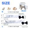 Birthday Party Cat Kitten Weddings Necktie Bows Pet Formal Tuxedo Cat Tuxedo Collar Dog Bow Tie
