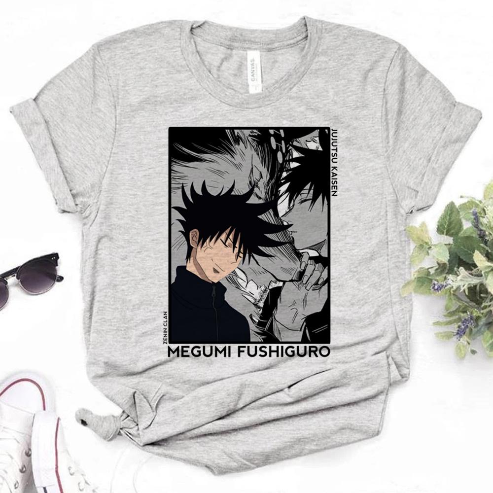 Футболки Jujutsu Kaisen женские Harajuku аниме летние футболки для девочек Harajuku аниме дизайнерская одежда