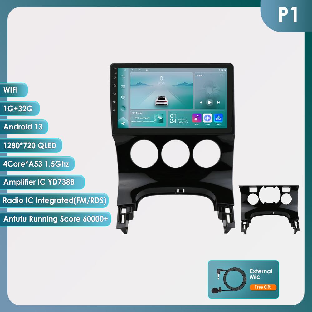 OSSURET 2din Android Автомагнитола для Peugeot 3008 AT MT 2009 - 2015 Автомобильный Радиоприемник Мультимедиа Видео Плеер GPS Navi Головное Устройство Carplay Интеллектуальный Экран RDS