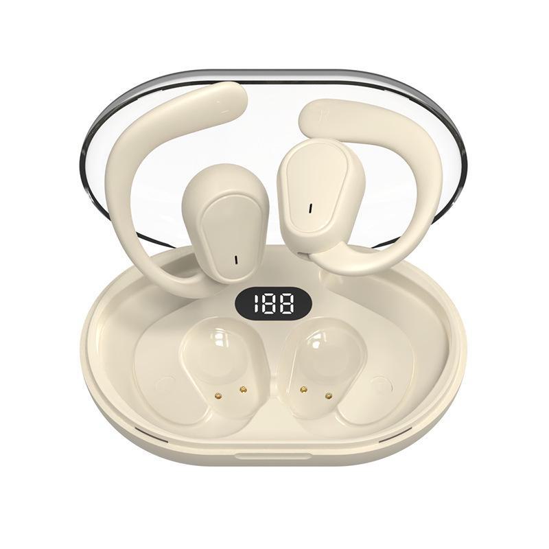 Беспроводная Bluetooth-гарнитура OWS с костной проводимостью, креплением-крючком, длительным сроком службы батареи и шумоподавлением для занятий спортом