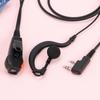 PU Проводная гарнитура для рации, наушники K-Plug, гарнитура-вкладыш, двойная PTT, G-тип с микрофоном для Kenwood Baofeng 888S TYT