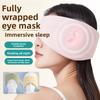 Eye Mask and Earmuffs 2-in-1 Lunch Break, Special Eye Mask for Office, Earmuffs, Blackout and Noise Reduction Travel Goggles