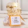 3D Pop Up Birthday Box Card Handmade Paper Art Creative Greeting Card with Envelope Gold Glitter Foldable Birthday Gift for Friends Family