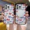 Новый цветной бант для чехла премиум-класса для мобильного телефона iPhone17 Apple 16Pro акриловый жесткий чехол