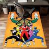 1pc Mighty Morphin Power Rangers2 Design Printed Area Rug Carpet for Bedroom Living Room Home Decor Rugs Mat Non Slip Mat Rug for Bedside
