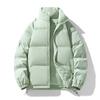 Утепленная зимняя мужская одежда на хлопковой подкладке для улицы, многоцветная универсальная повседневная простая хлопковая одежда для пар