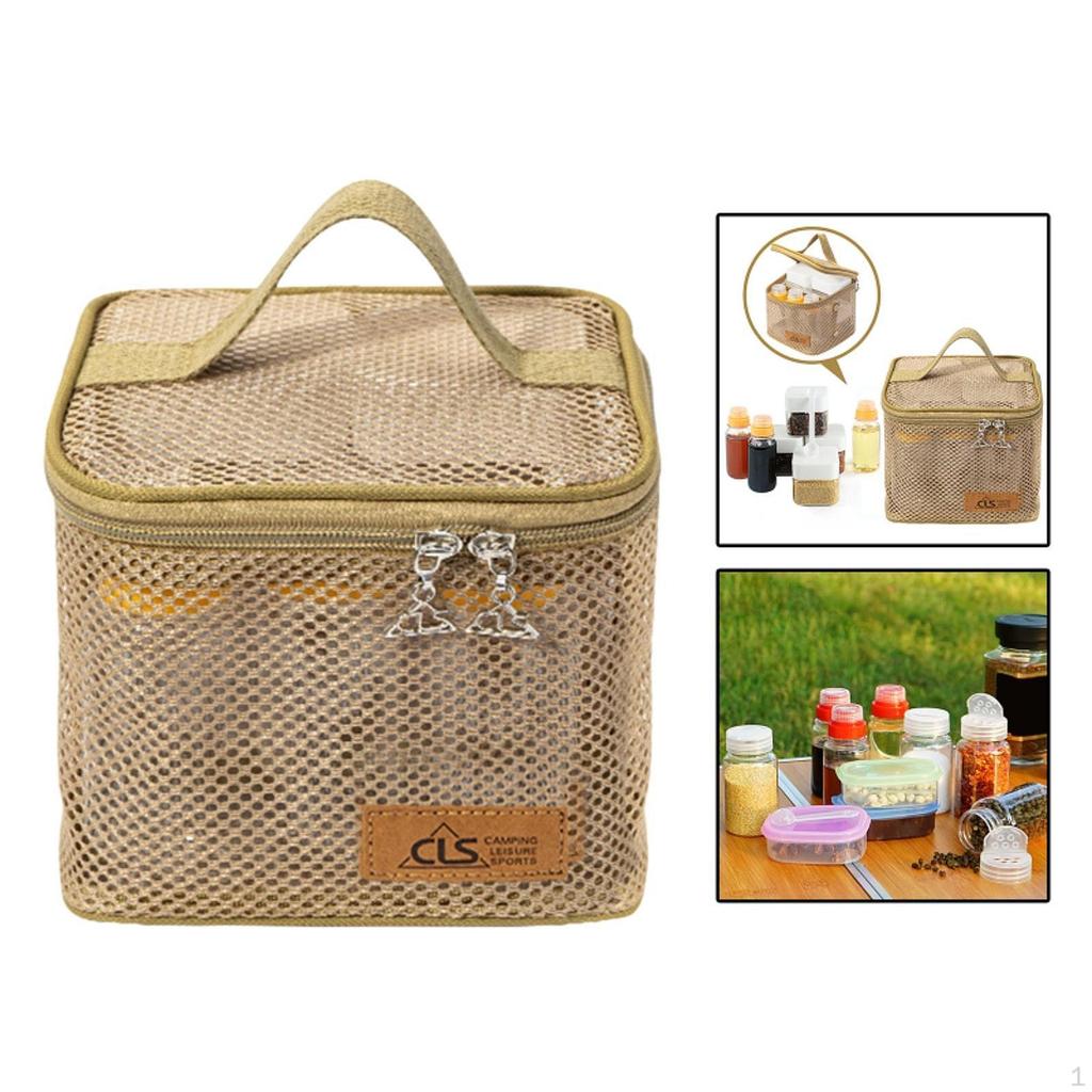 6 шт. контейнеров для приправ для кемпинга, переносные банки для специй, бутылок для солей и соусов