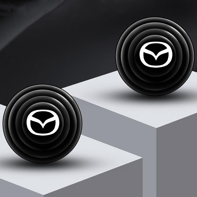 Universal Fit Car Silicone Door Shock Stickers Absorber Soundproof Buffer Pier Auto Door Anti-Shake Accessories For Mazda 2 CX5 FF10
