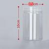 Clear Empty Packing Bottle Circular Storage Bucket Plastic Food Jar
