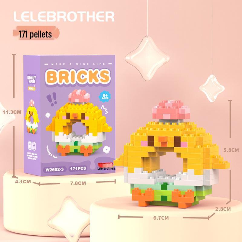 Совместимые с Lego микро строительные блоки мультяшные фигурки - детские развивающие настольные игрушки