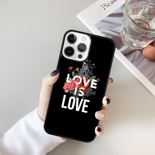 Gay Lesbian LGBT Rainbow Flag Pride ART Phone Case Cover For iPhone 17 Air 16 15 14 13 12 Pro Max 11 Pro Max Plus