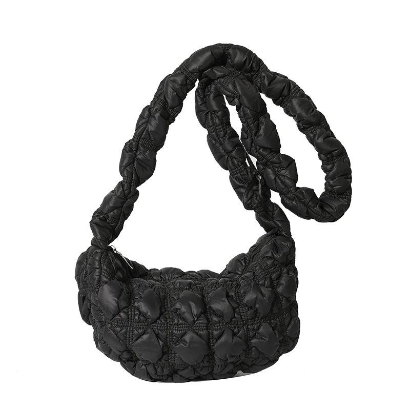 Сумка-тоут High Looks Korean Lightweight Cloud Bag на одно плечо, плиссированная универсальная сумка-тоут с креплением под мышкой, сумка-пельмень в стиле Forest Style