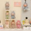Labubu Transparent Display Box: Dustproof Storage Stand for Plush Dolls
