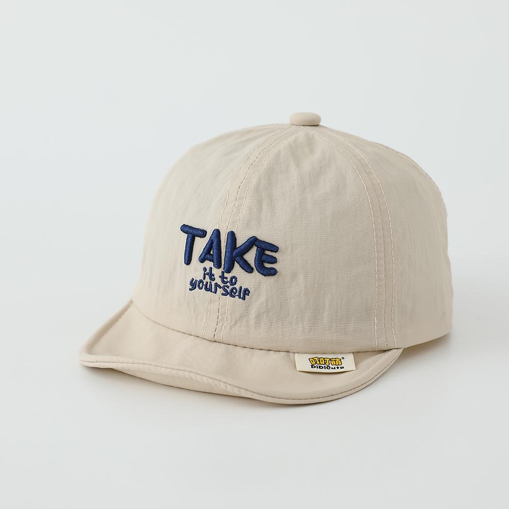 Children's 'TAKE' Three-Dimensional Embroidered Lightweight and Quick-Drying Baseball Cap, Suitable for Boys and Girls