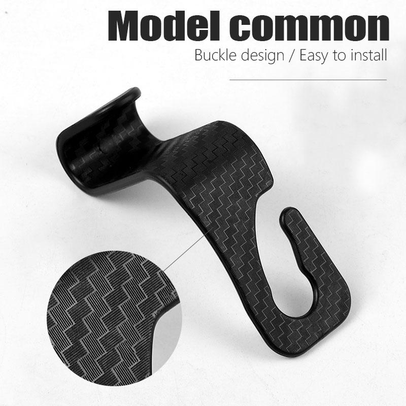 BBEI1 For Kia Morning Picanto Rio Sorento XCeed Soul Cerato Venga Cadenza K9 Se Car Back Seat Hook Hanging Storage Mobile Phone Holder