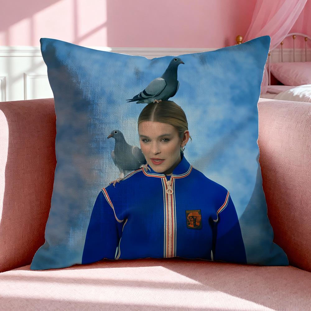 Singer PPommelien Thijs Cushion Cover Breathable Linen Pillowcase Summer Odorless EcoFriendly Invisible Zipper Washable