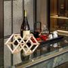 Wine Rack Freestanding Bottle Stand Organizer Stackable Countertop Holder for Kitchen