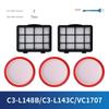 Suitable for Midea Vacuum Cleaner Accessories C3-l148b Strainer C3-L143C/Vc1707 Cotton Filter HEPA Filter Element