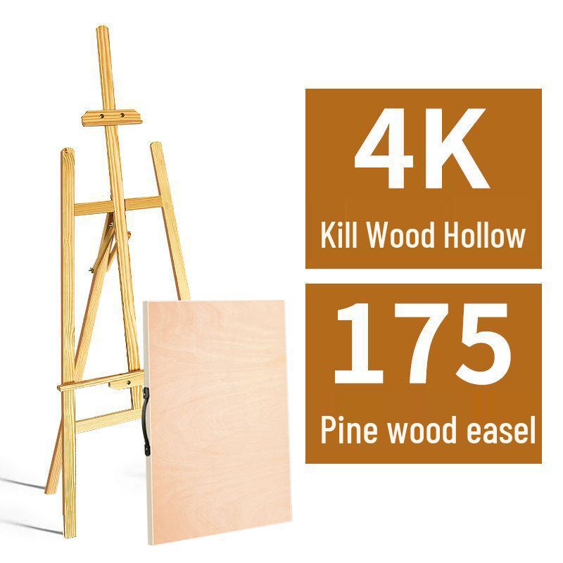 Набор для рисования и эскизов для студента-художника: Складной мольберт из массива дерева с детской доской
