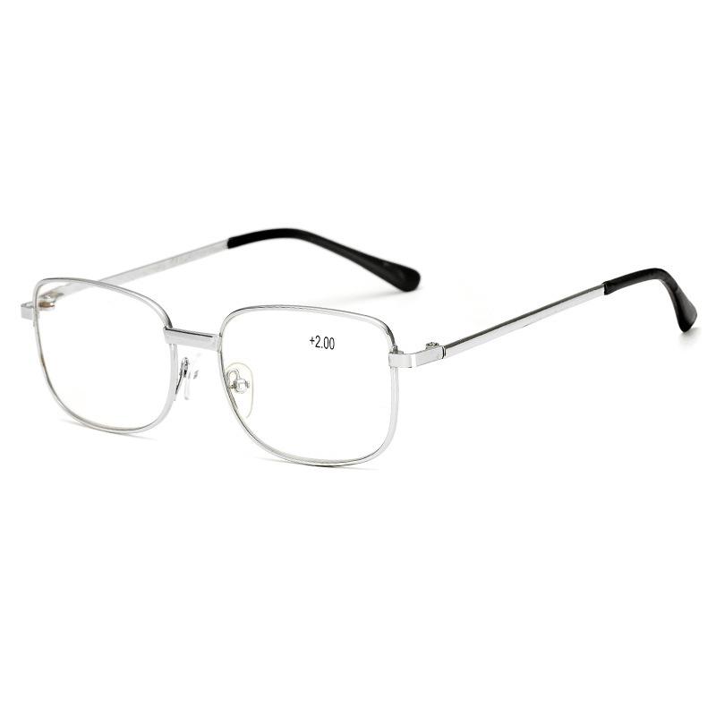 Half Frame Metal Alloy Anti-fatigue Women Reading Glasses High Quality Purple Presbyopic Glasses +1.0 +1.5 +2.0 +2.5 To +4.0