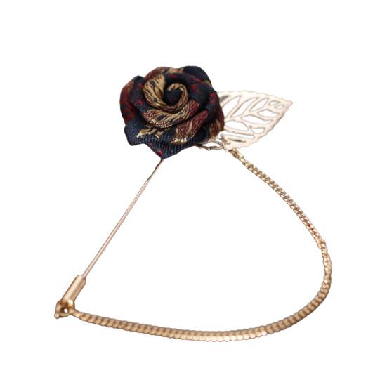 Брошь-булавка в форме розы, аксессуар со стразами, гальваника, блестящая брошь с лацканами, декор одежды