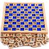 Montessori Math Teaching Board for First Graders - Beech Wood 1-100 Continuous Number Board