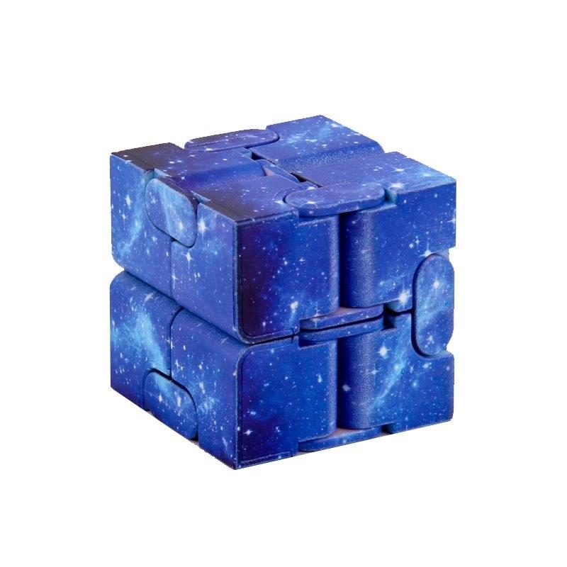 Infinite Flip Magic Cube Starry Sky Puzzle Toy Four Corner Maze Toy for Children and Adults, Stress Relieving and Relaxing