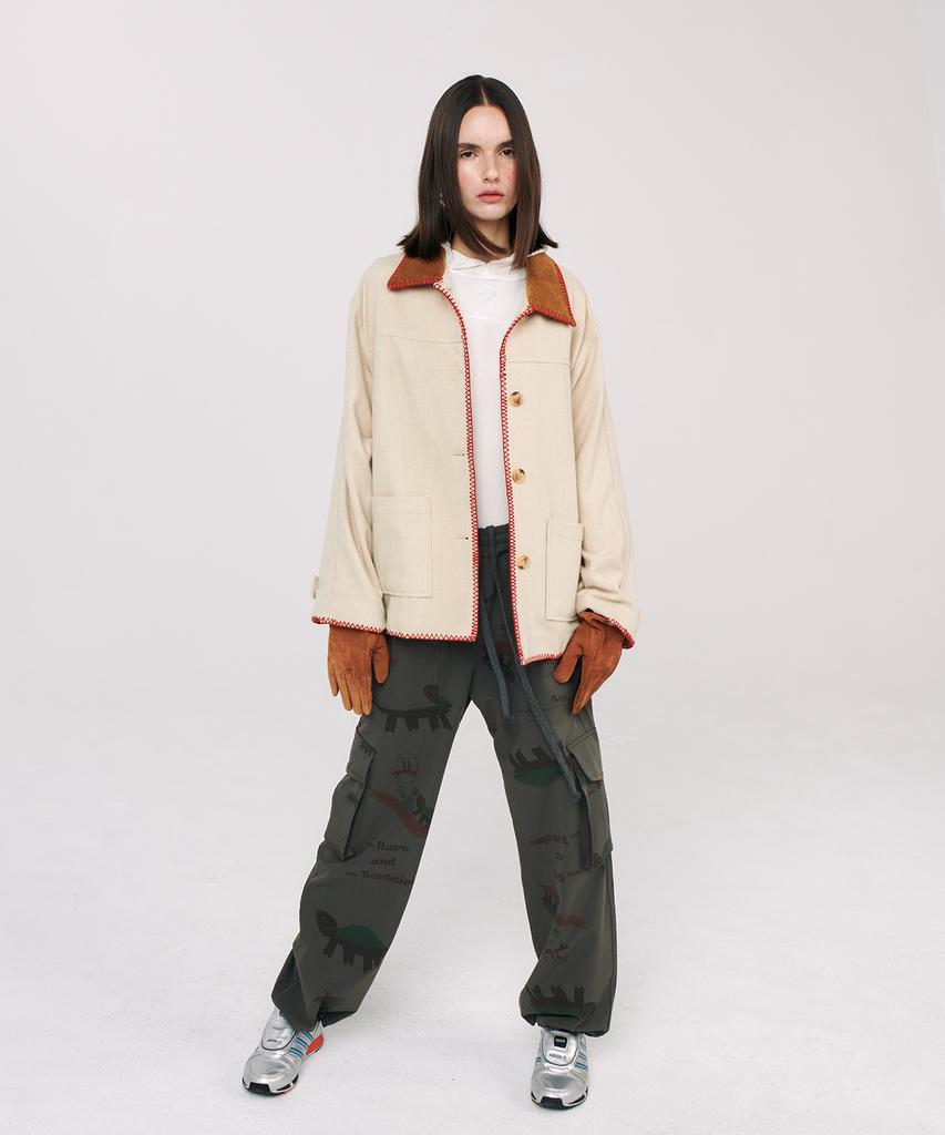 TWENTY FOUR T Rabbit And Turtle Cargo Banding Pants