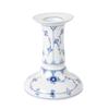 [Officially Imported] Blue Fluted Plain Candlestick Holder, Approximately 12cm Tall, 1055285