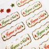 Stickers Joyeux Noël avec dorures