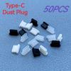 Vvocci 10/30/50 шт. Порт зарядки Type-C для телефона USB Силиконовые заглушки от пыли Защитная крышка Type C Колпачок от пыли2