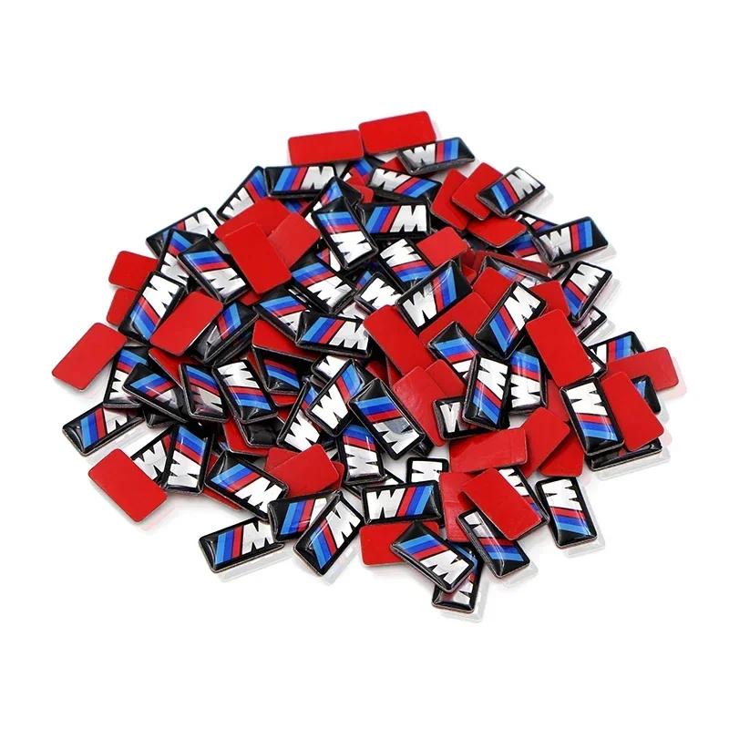 LYCQ5 50pcs Car steering wheel sticker Car Epoxy Sticker For bmw M Sticker X1 X3 X4 X5 X6 X7 e46 e90 f20 e60 e39 f10 Car accessories