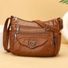 Soft and Elegant Crossbody Bag Fashionable Single-shoulder Large-capacity Multi-pocket Backpack