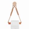 Wall Mounted Toilet Paper Holder Wood  Rope Towel Rack Toilet Roll Holder  Bathroom Kitchen Brdroom