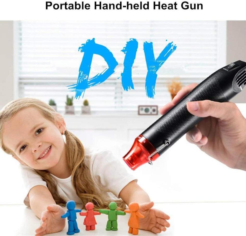 220V/110V Mini Heat Gun Electric Power Hot Dryer Hot Air Gun 300W Heat Temperature Blower Shrink Plastic Soldering DIY Crafts Tool