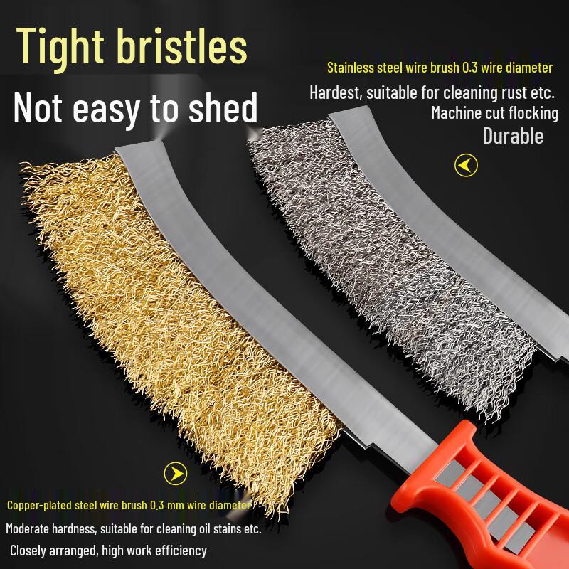Junlun 5-Piece Copper-Plated Wire Brush Set