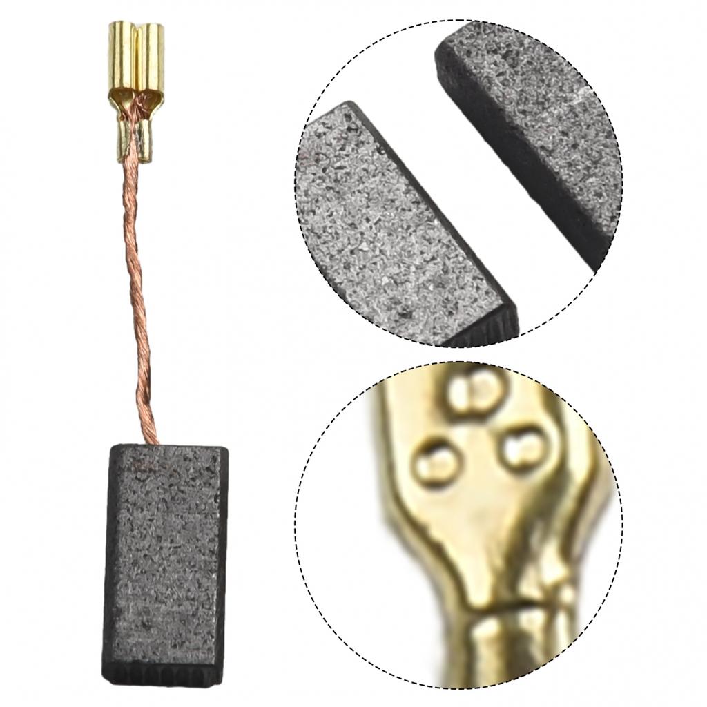 Сменные угольные щетки для угловой шлифовальной машины Bosch 10 шт. 15 мм x 8 мм x 5 мм