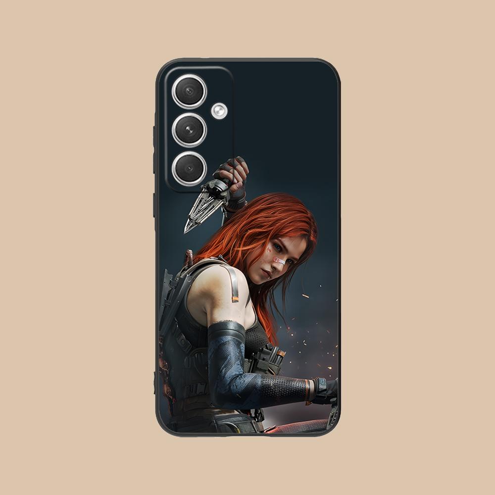 Игровой чехол Delta Force Матовый ТПУ для мобильного телефона Samsung Galaxy S26 S25 S24 S23 S22 S21 S20 Note20 Plus FE Ultra Цветная крышка