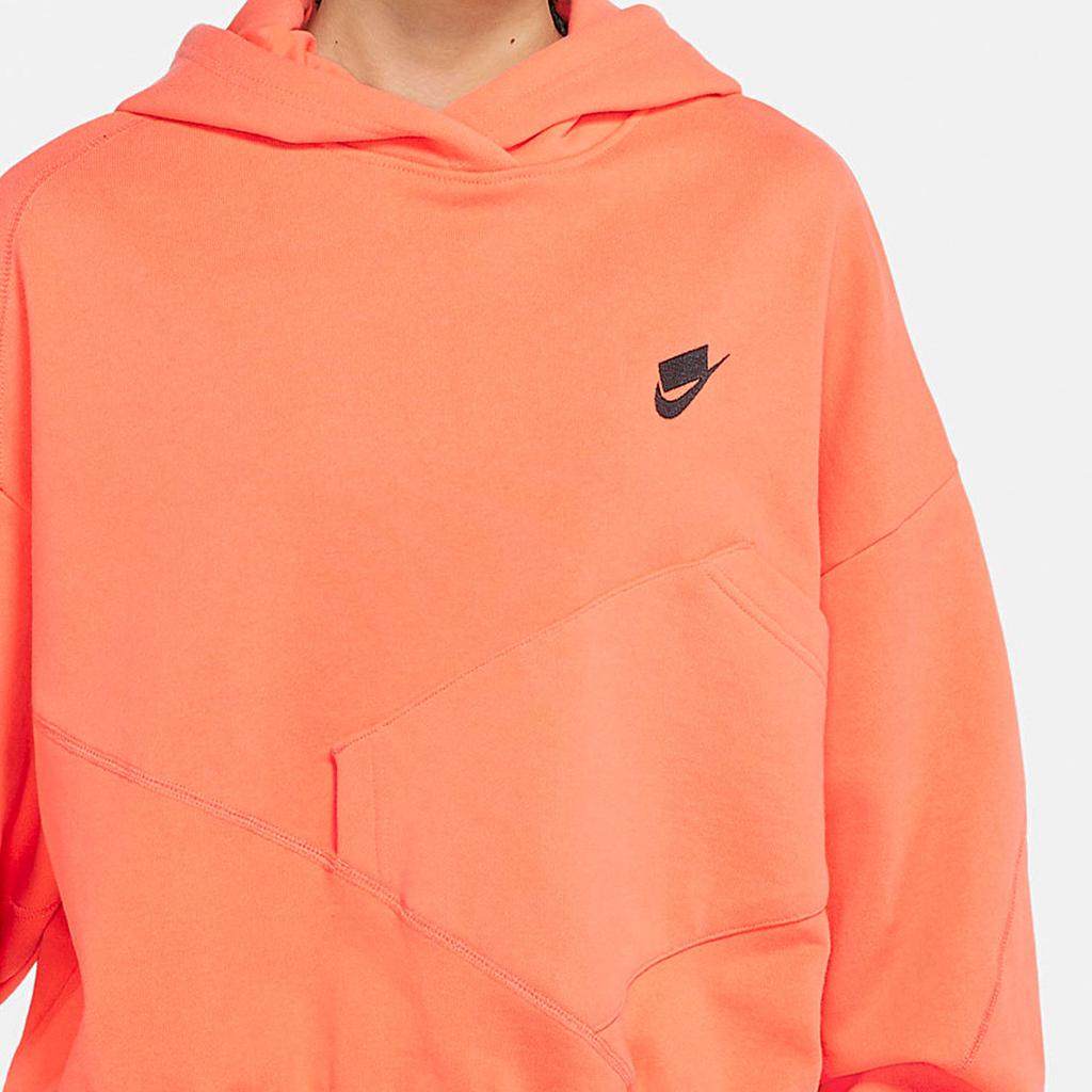 Nike Sweatshirts Women's Orange Hooded Moderate DQ5534-842